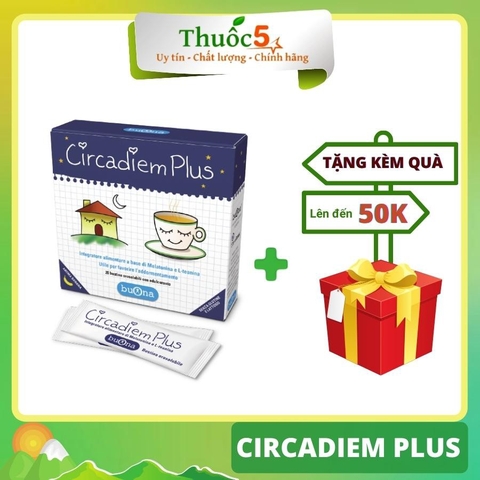 Circadiem Plus Hỗ Trợ Giúp Ngủ Ngon Giấc Hộp 20 Gói