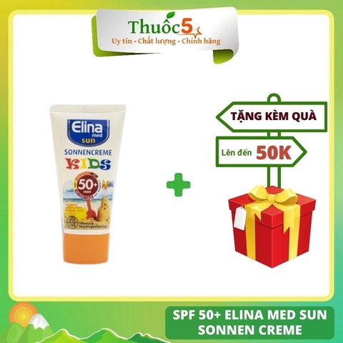 SPF 50+ Elina Med Sun Sonnen Creme Kem Chống Nắng Hiệu Quả