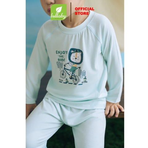 Bộ dài tay Lullaby 9-4Y NH732C Xanh blue