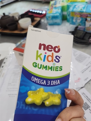 Kẹo Nhai Neo Kids Gummies Omega 3 Dha 60 Viên