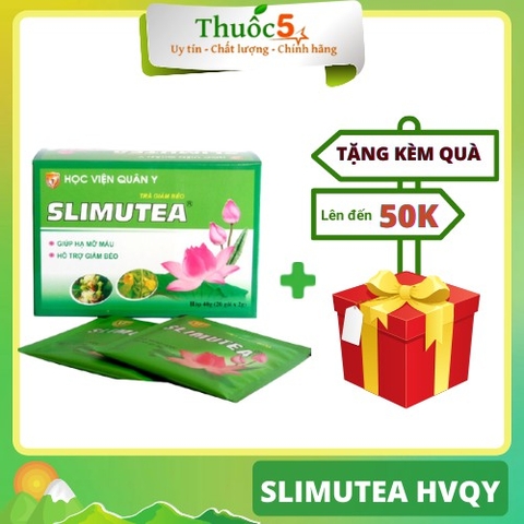 Slimutea Trà Giảm Béo HVQY (Hộp 20 Gói Túi Lọc)