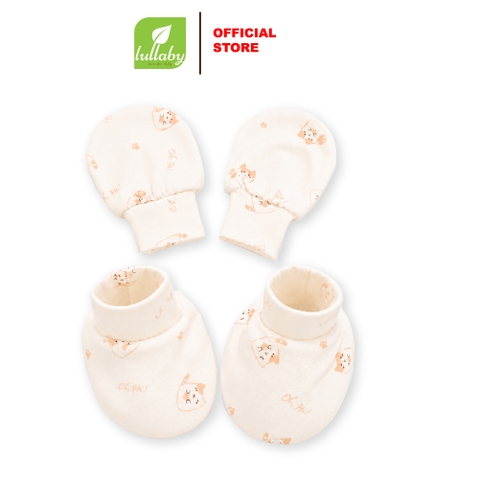 Set bao tay, bao chân Lullaby hồng cam NH734C