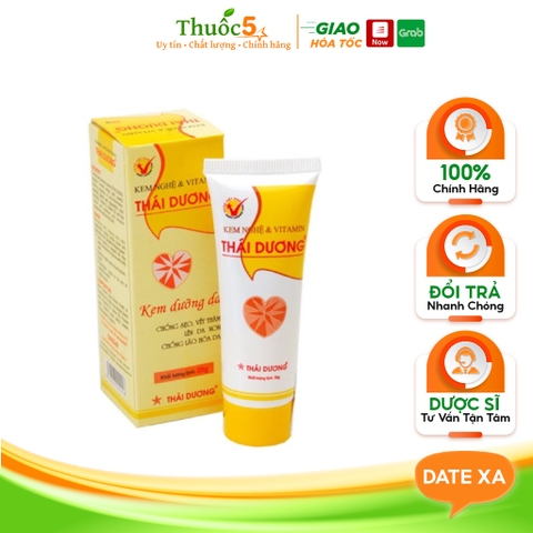 Kem Nghệ & Vitamin Thái Dương Giúp Hết Mụn Mờ Thâm Tuýp 20g