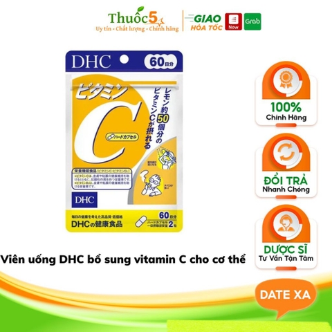 Viên Uống DHC Bổ Sung Vitamin C 60v