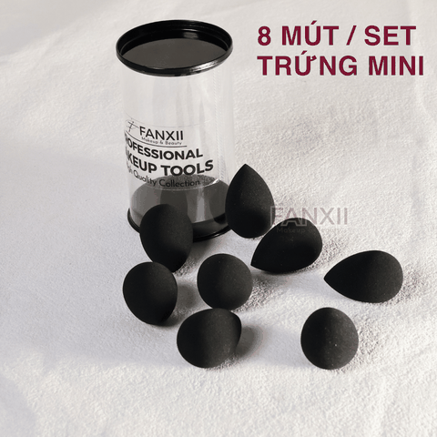 Combo : 8 Mút MINI Trứng ĐEN + 1 Hộp