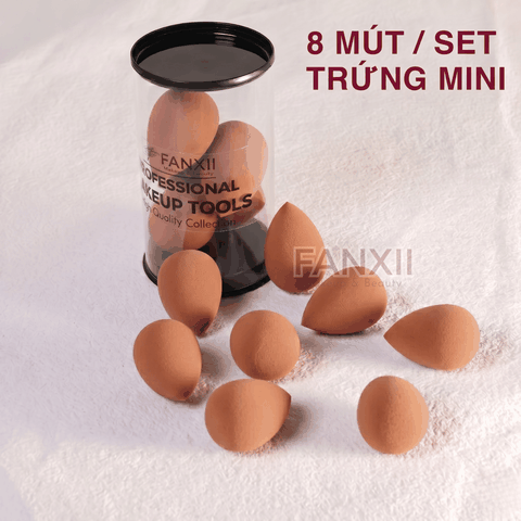 Combo : 8 Mút MINI Trứng NÂU + 1 Hộp