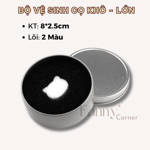 BỘ HỘP: Tròn 2 MÀU MÈO (LỚN - 8*2cm) - VS Cọ Khô
