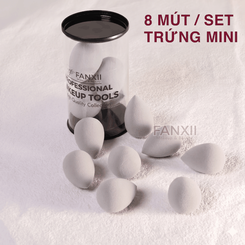 Combo : 8 Mút MINI Trứng XÁM + 1 Hộp