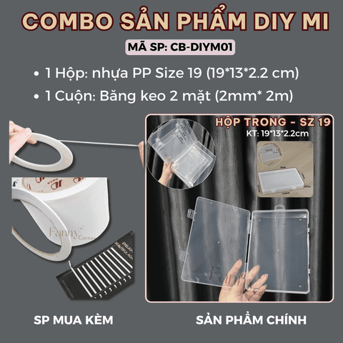Combo DIY Mi: 1 H.sz 19 + 1 C.Bk 2 Mặt (2mm)