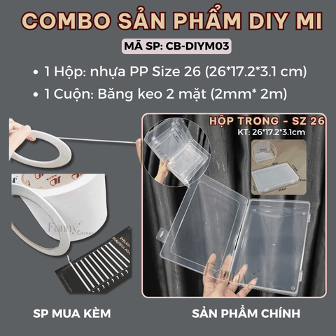 Combo DIY Mi: 1 H.sz 26 + 1 C.Bk 2 Mặt (2mm)