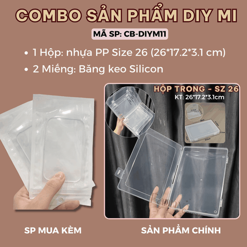 Combo DIY Mi: 1 H.sz 26 + 2 Miếng BK Silicon