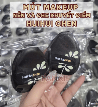 HUIHUI CHEN - Mút Trang Điểm Đánh Nền Che Khuyết Điểm Chuyên Nghiệp SIêu Mềm Không Hút Nền