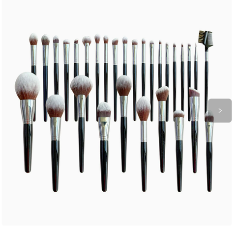 Bộ 30 Cọ Makeup Chuyên Nghiệp Sợi Tổng Hợp Thân Màu Đen