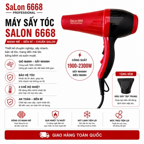 Máy Sấy Tóc Salon 6668