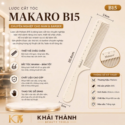 Lược Cắt Makaro B15 (XD-75)