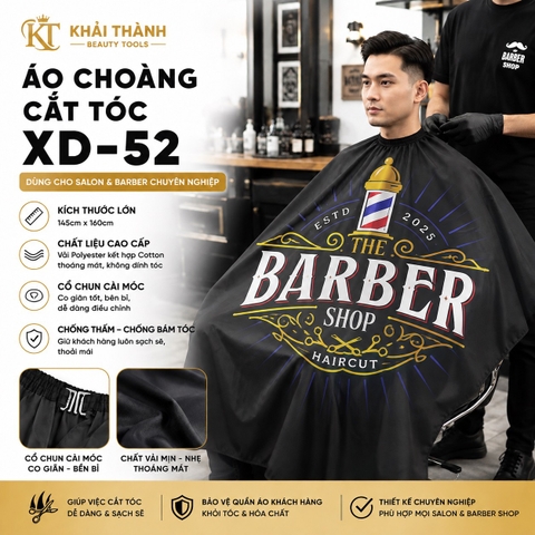 Khăn Cắt Tóc Barber XD-52
