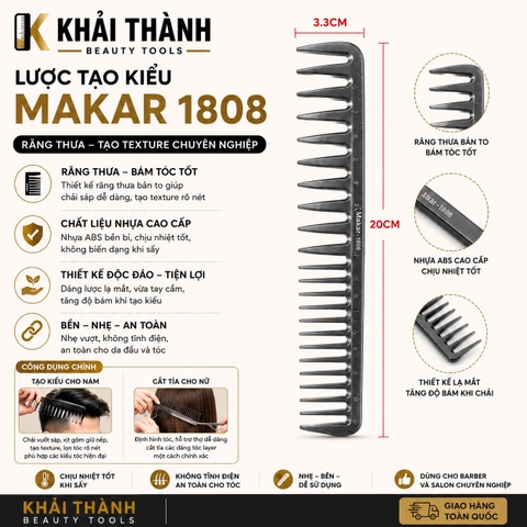 Lược Tạo Kiểu Makar 1808 (XD-102)