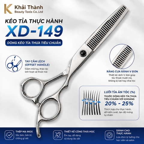 Kéo Tỉa Tóc Thực Hành XD-149