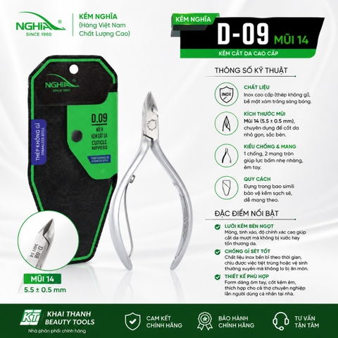 Kềm Nghĩa Inox Bao Simili D-09 (14)