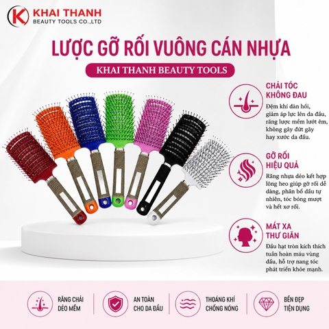 Lược Gỡ Rối Vuông XD-113