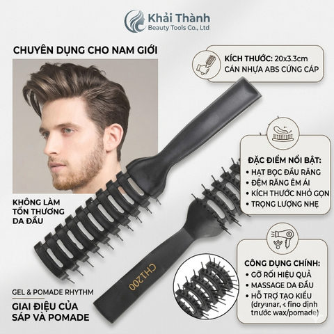 Lược Gỡ Rối Tóc Nam XD-130