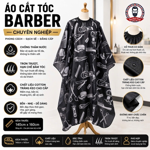 Khăn Cắt Tóc Barber XD-53