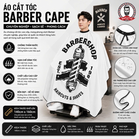 Khăn Cắt Tóc Barber XD-55