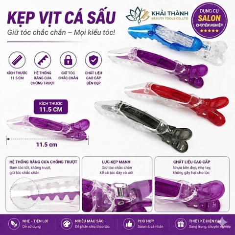 Kẹp Cá Sấu Cao Cấp XD-32