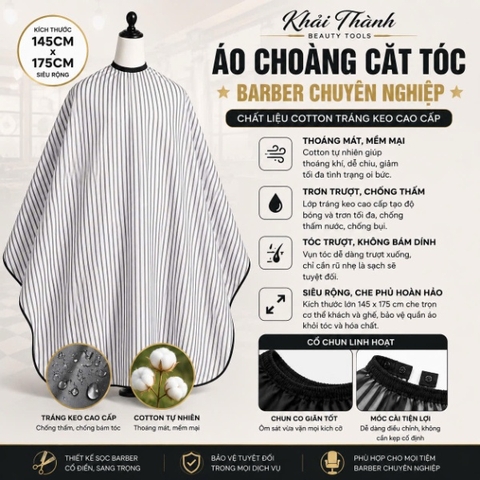 Khăn Cắt Tóc Barber XD-62