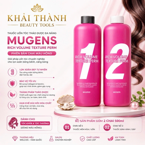 Thuốc Uốn Mugens Hồng  500ml