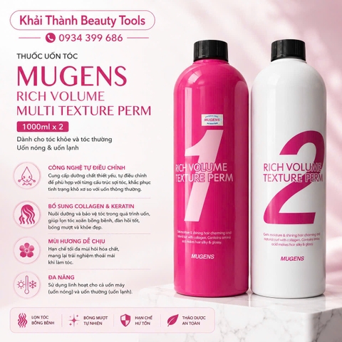 Thuốc Uốn Mugens Hồng 1000ml