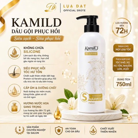 Dầu Gội Kamild Trắng 750ml