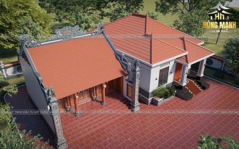 Nhà thờ 1 gian 2 mái