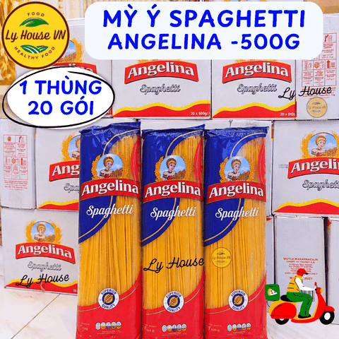 Mì Ý Angelina Spaghetti 500g sợi tròn, phù hợp cho quán ăn, căn tin và các mô hình F&B. Tham khảo cách sử dụng, gợi ý món Pasta và cách chọn mì Ý phù hợp cho quán. LyAn’s House cung cấp mì Ý Spaghetti số lượng tại TP.HCM.