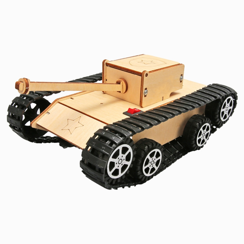 STEM - Mô hình lắp ráp động cơ điện - Xe tăng