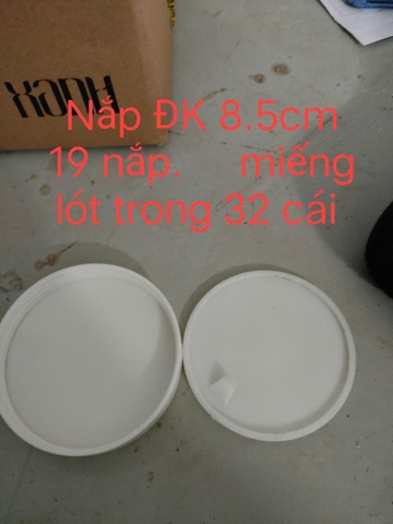 NẮP NHỰA TRẮNG 8.5 CM