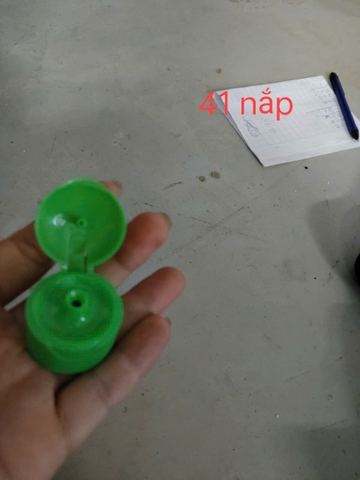 NẮP ĐẬY CHAI XÀ BÔNG RỬA CHÉN MÀU XANH LÁ