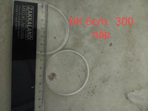 NẮP NHỰA TRÒN 6CM ( GIỐNG NẮP LÀM KEM LĂN)