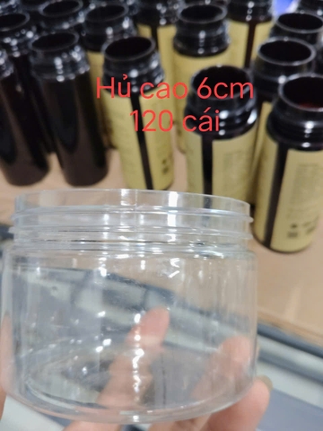 HỦ TRẮNG TRÒN CAO 6CM
