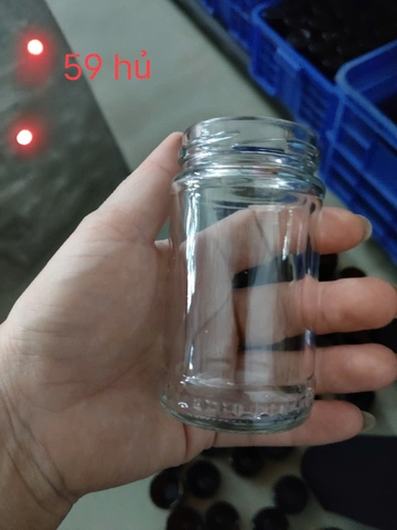 HỦ THỦY TINH CHƯNG YẾN TRÒN CỔ TO