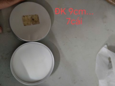 NẮP THIẾC MÀU TRẮNG 9CM