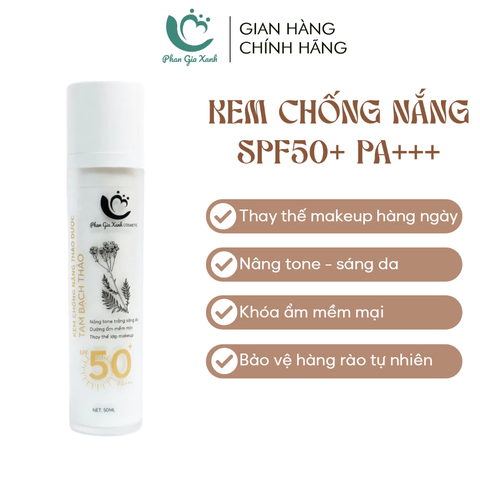 Kem chống nắng thảo mộc Tam Bạch Thảo 50ml _ HMP