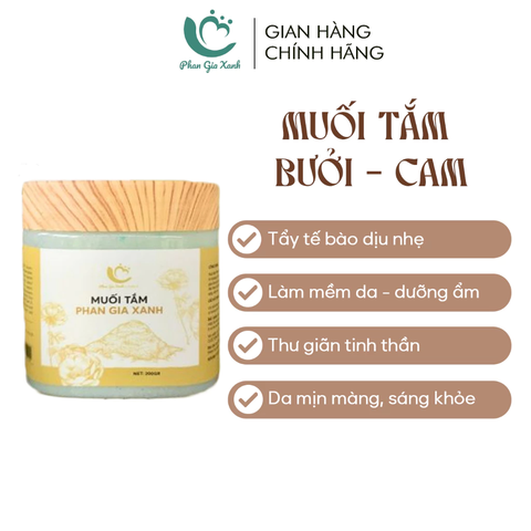 Muối tắm hoa bưởi hoa hồng 300g PGX_ MP