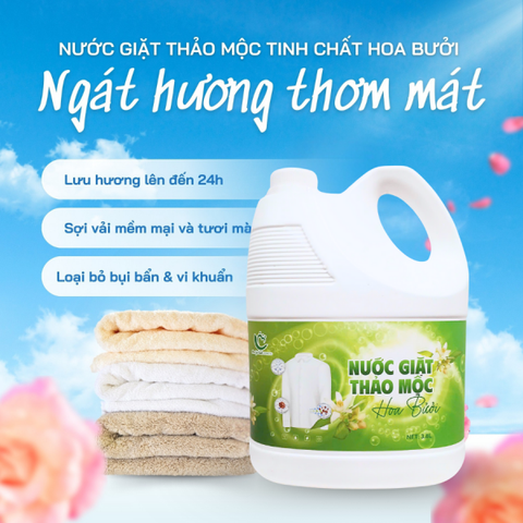 Nước giặt tinh chất bưởi PGX 3.8L _ HMP