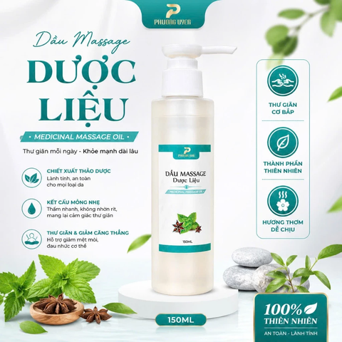 Tinh dầu massage dược liệu 150ml- TD