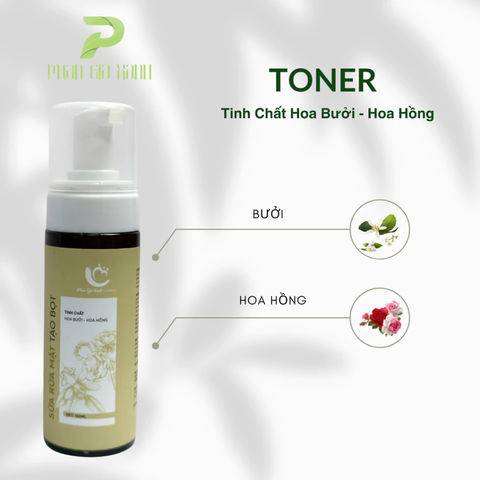 Sữa rửa mặt tạo bọt tinh chất hoa bưởi – hoa hồng PGX 150ML