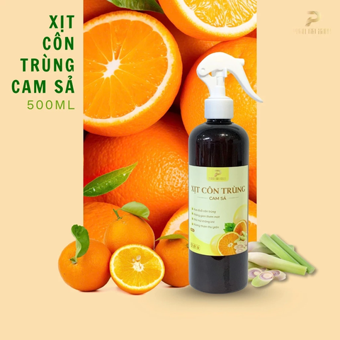 Xịt côn trùng cam sả 500ml - GD
