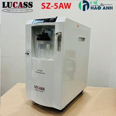 Máy tạo oxy Lucass 5lít có chức năng xông SZ-5AW
