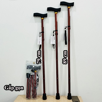 Gậy Batoong 1 chân, gập gấp gọn 3 khúc Lucass Y27