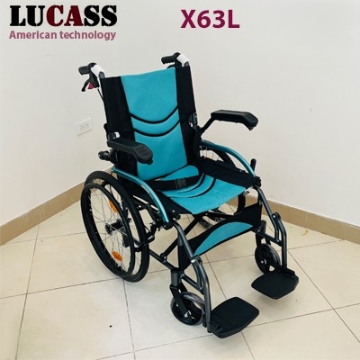 Xe lăn cao cấp gấp gọn xách tay Lucass X63L